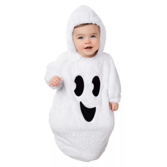Spirit Halloween Baby Boo Ghost Bunting Costume 0-6 Months - Picture 1 of 5